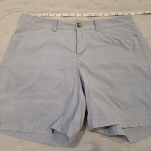Dockers Women's Sky Blue Shorts Midrise, Curvy Size 8.
